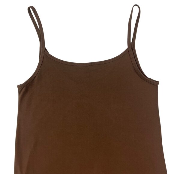 MEDIUM Gap Body Studio Brown Long Bodysuit Cami Leggings Athletic Dance Leotard - Picture 3 of 9